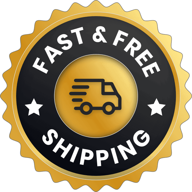 Free US shipping badge for BreathiZen 3 and 6 bottle packages